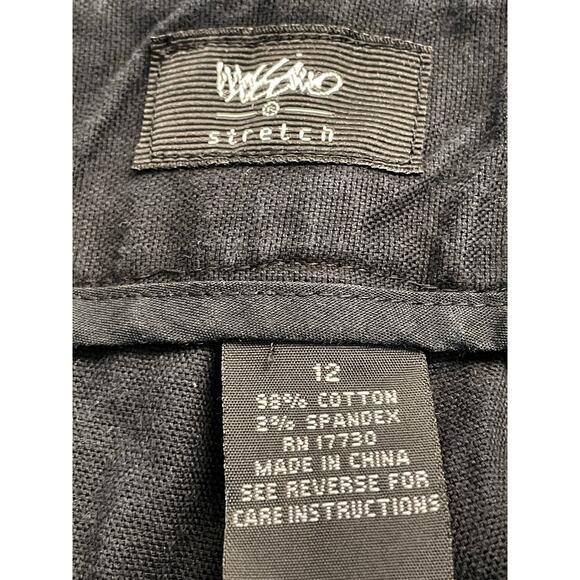 Massimo  Stretch Black chino  shorts 12 - Picture 3 of 7